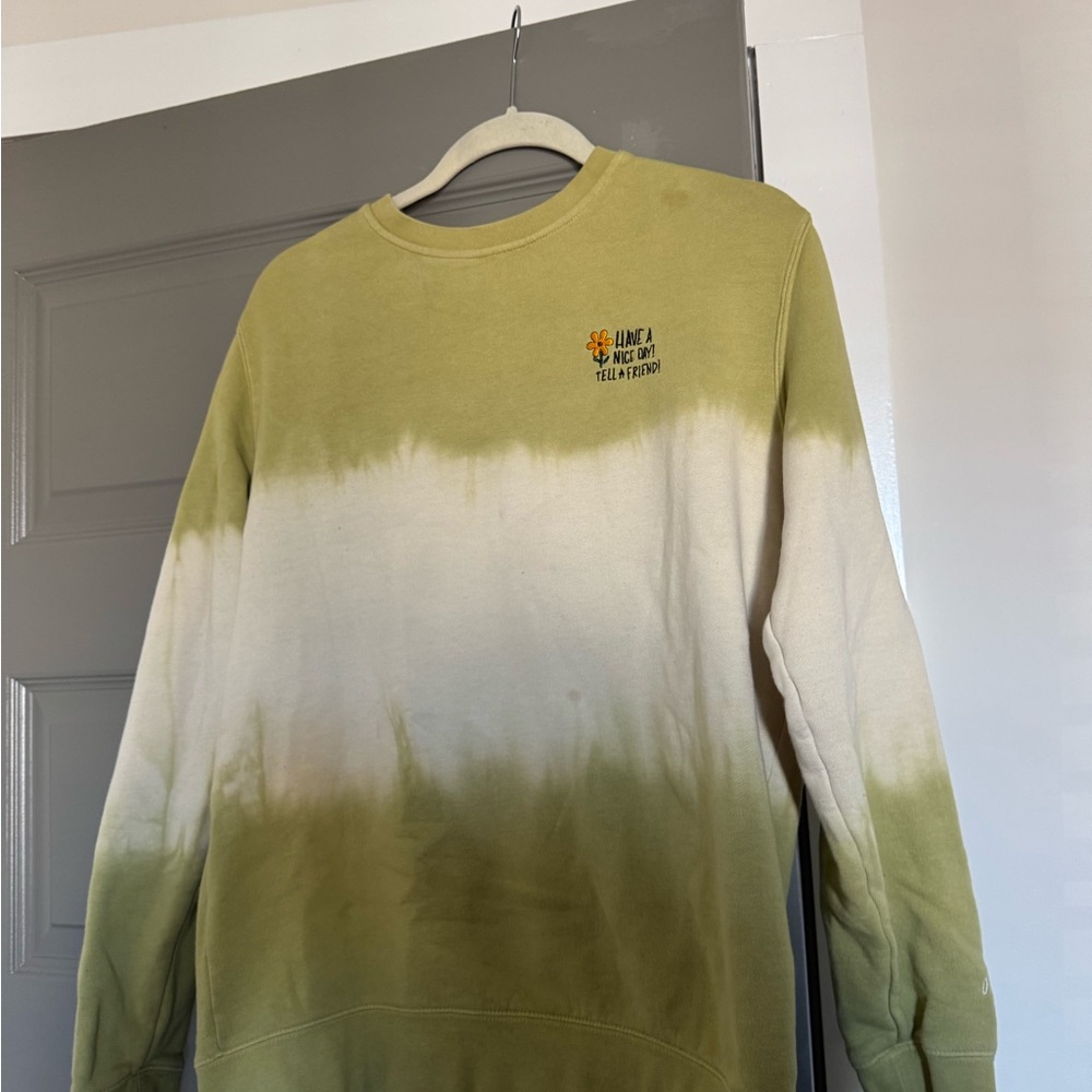 Vans Gradient Green and White Sweater